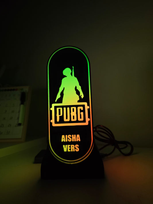 PUBG - 2 in 1 - RGB Lamp and Headphone Stand