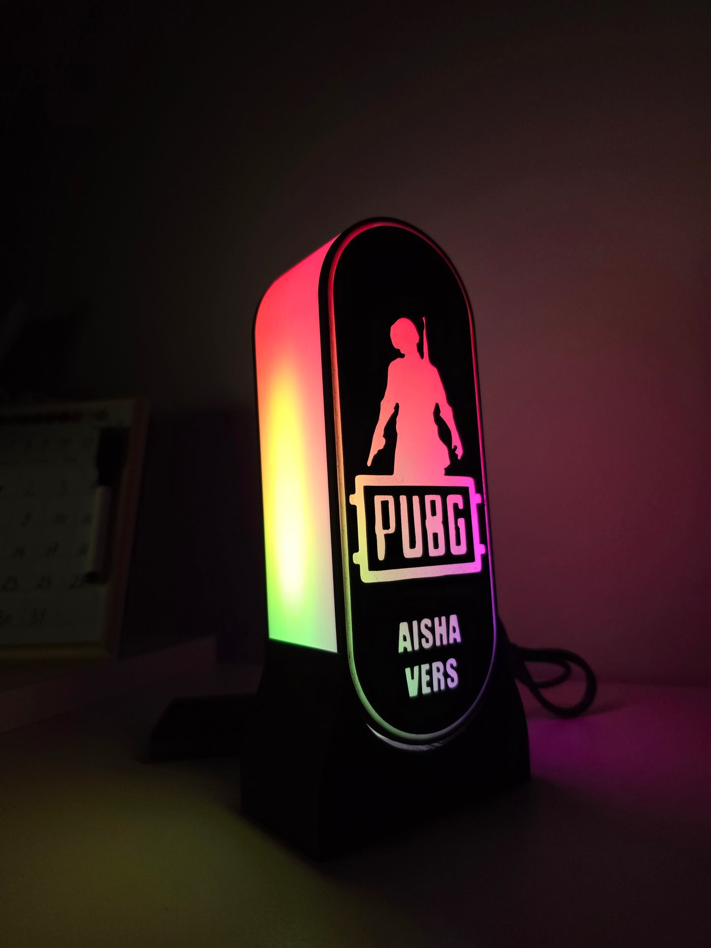 PUBG - 2 in 1 - RGB Lamp and Headphone Stand
