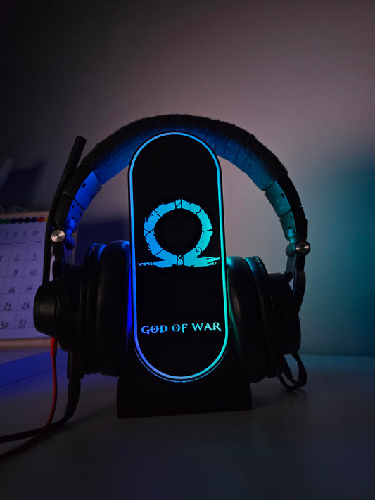 God of War - 2 in 1 - RGB Lamp and Headphone Stand