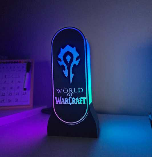 World of Warcraft - The Horde - 2 in 1 - RGB Lamp and Headphone Stand
